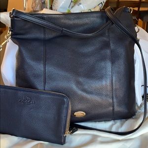 Coach Hobo bag with matching wristlet